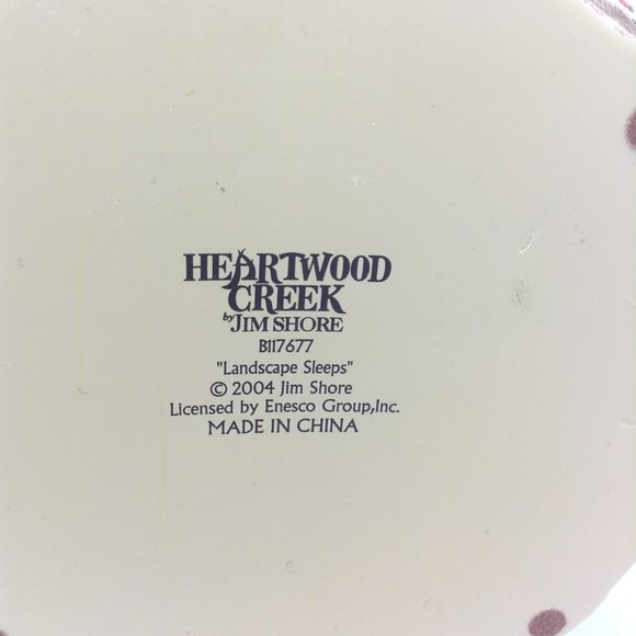 Jim Shore 2004 Heartwood Creek Angel "Landscape Sleeps" Winter Scene - Picture 14 of 15